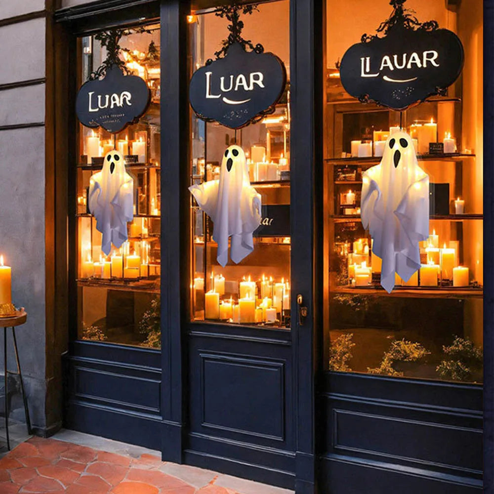 Hanging Ghosts Light Up Warm LED