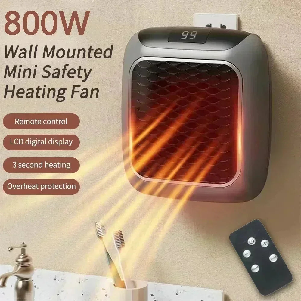 Heater Ceramic Fast Heating Bathroom with Remote Control