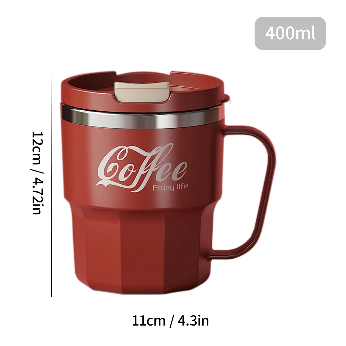Double Layer Coffee Mug Stainless Steel