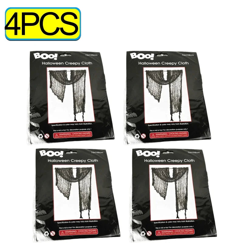 Black Creepy Cloths Halloween Party