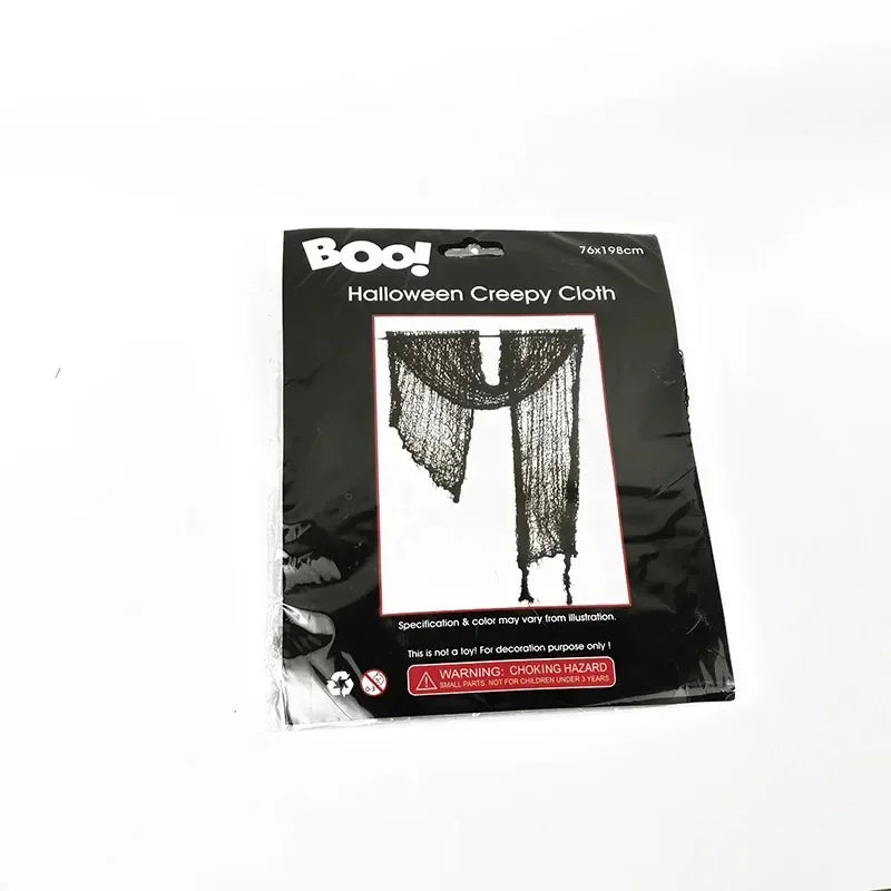 Black Creepy Cloths Halloween Party