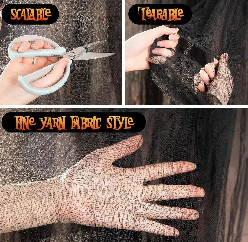 Black Creepy Cloths Halloween Party