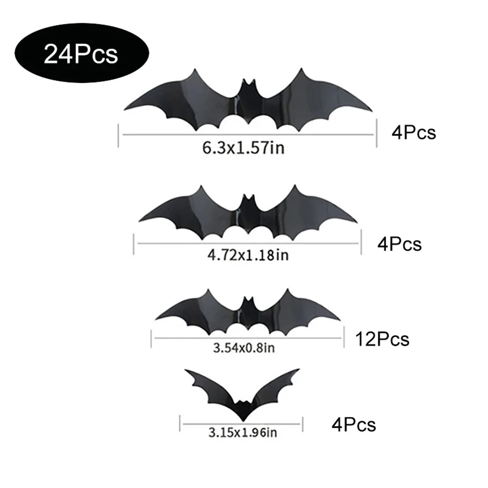 Halloween Bats Decorations 3D