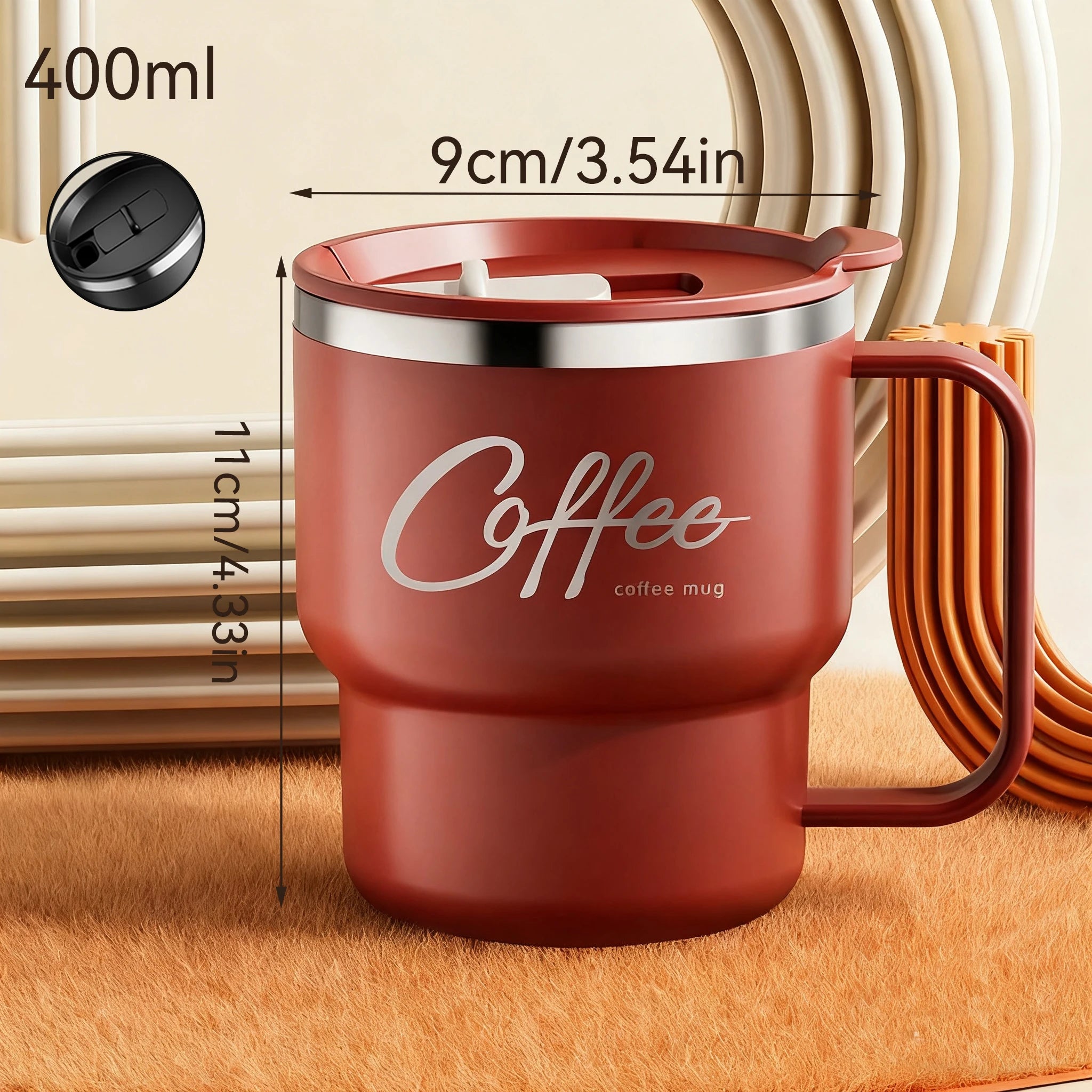 Double Layer Coffee Mug Stainless Steel