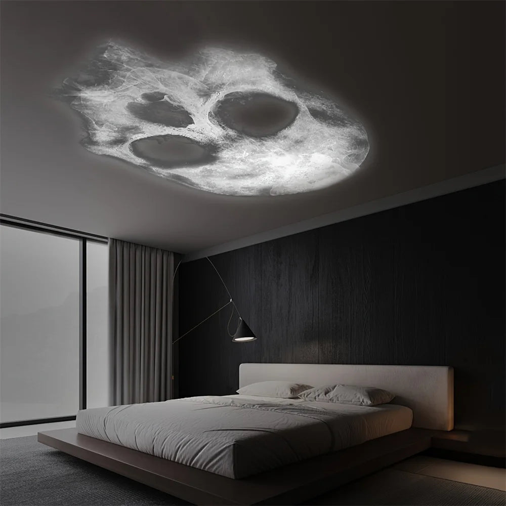 360° Rotatable Skull Projection Lamp, USB Lighting Night