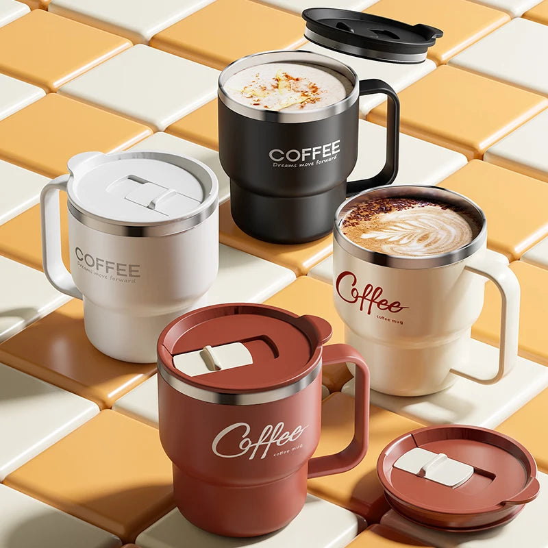 Double Layer Coffee Mug Stainless Steel