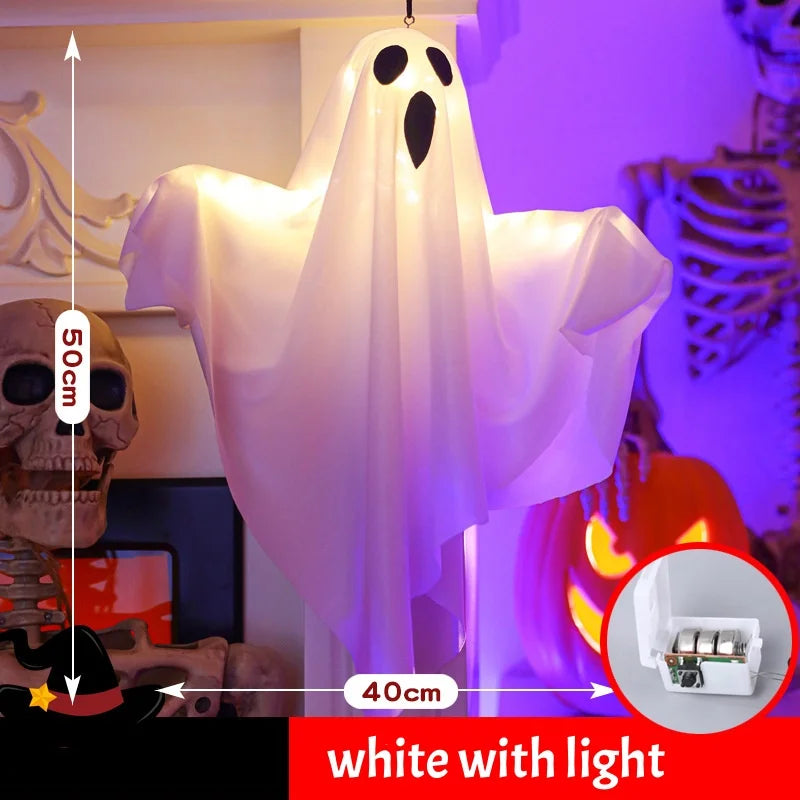 Hanging Ghosts Light Up Warm LED