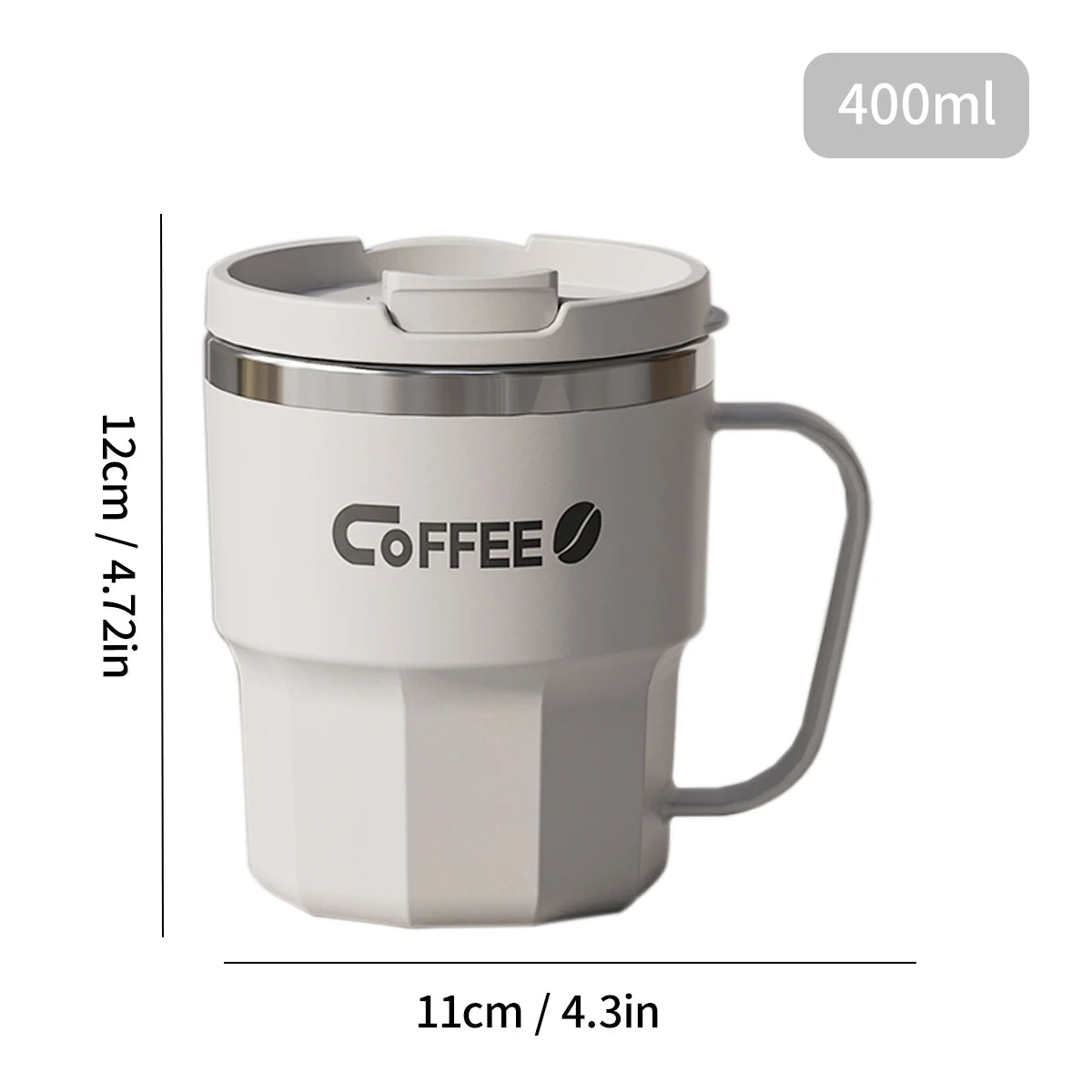 Double Layer Coffee Mug Stainless Steel