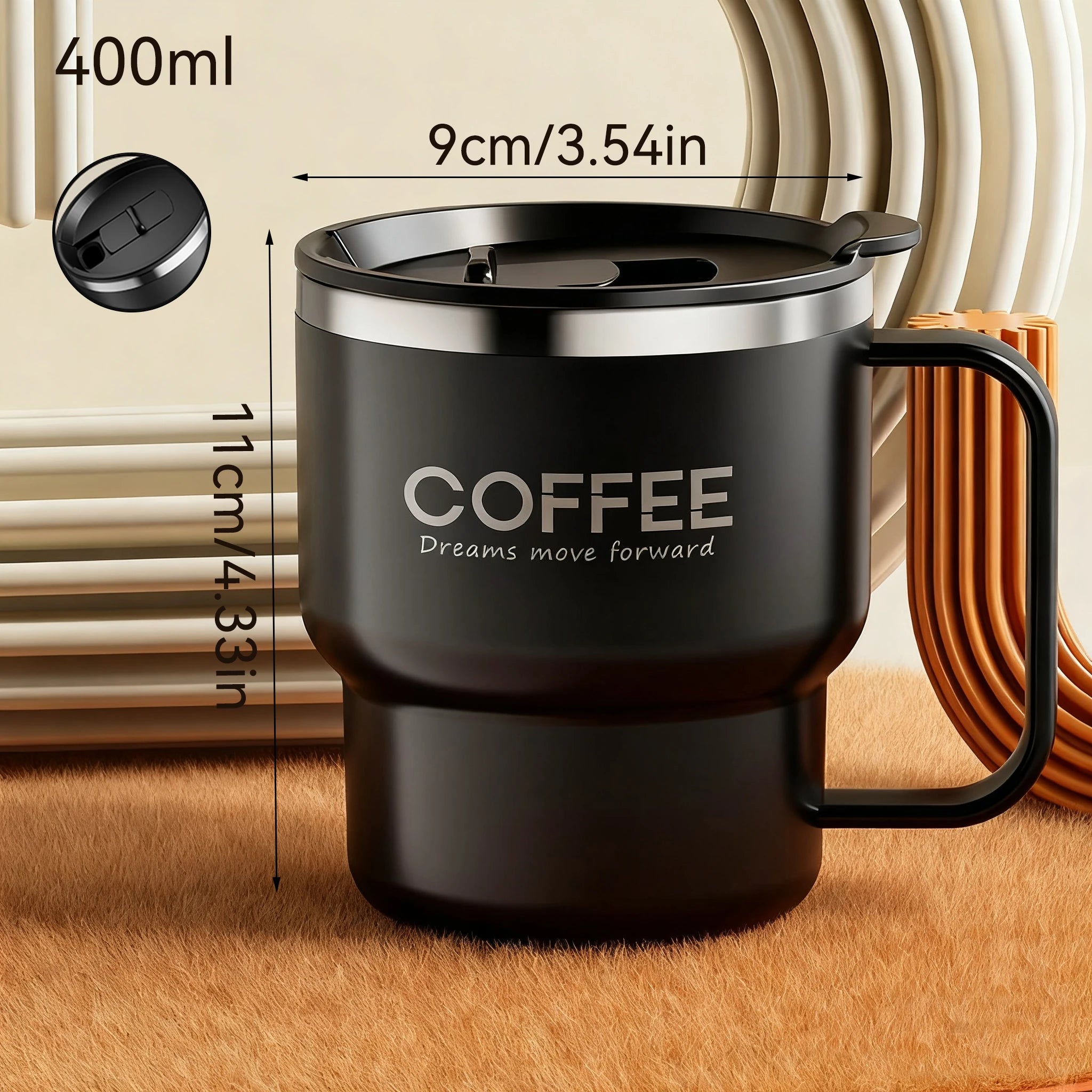 Double Layer Coffee Mug Stainless Steel