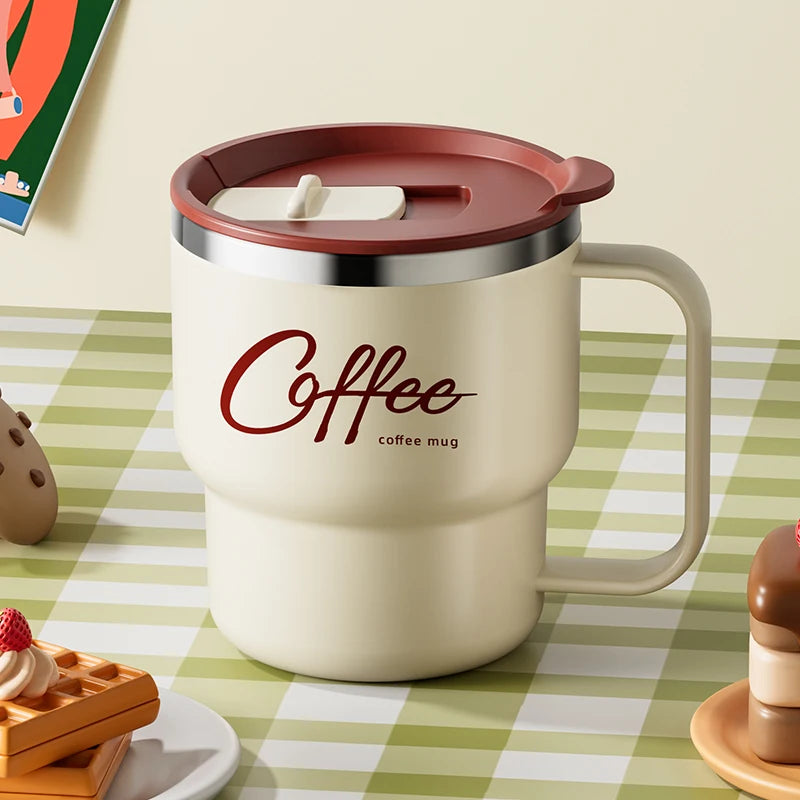 Double Layer Coffee Mug Stainless Steel