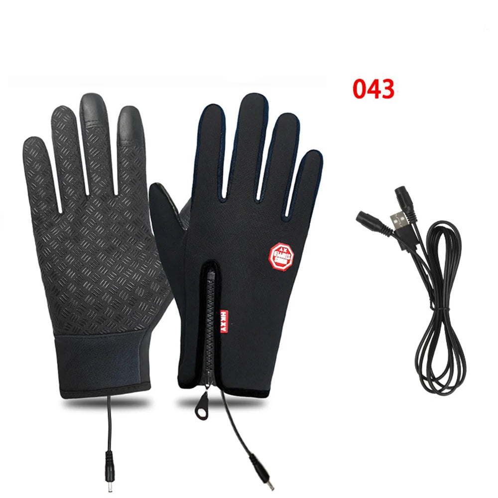 Electric Heated Gloves Winter Outdoor