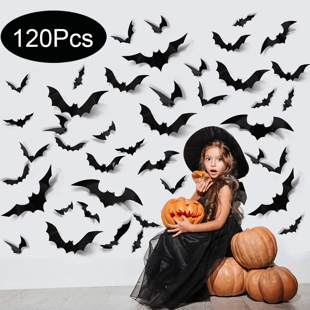 Halloween Bats Decorations 3D
