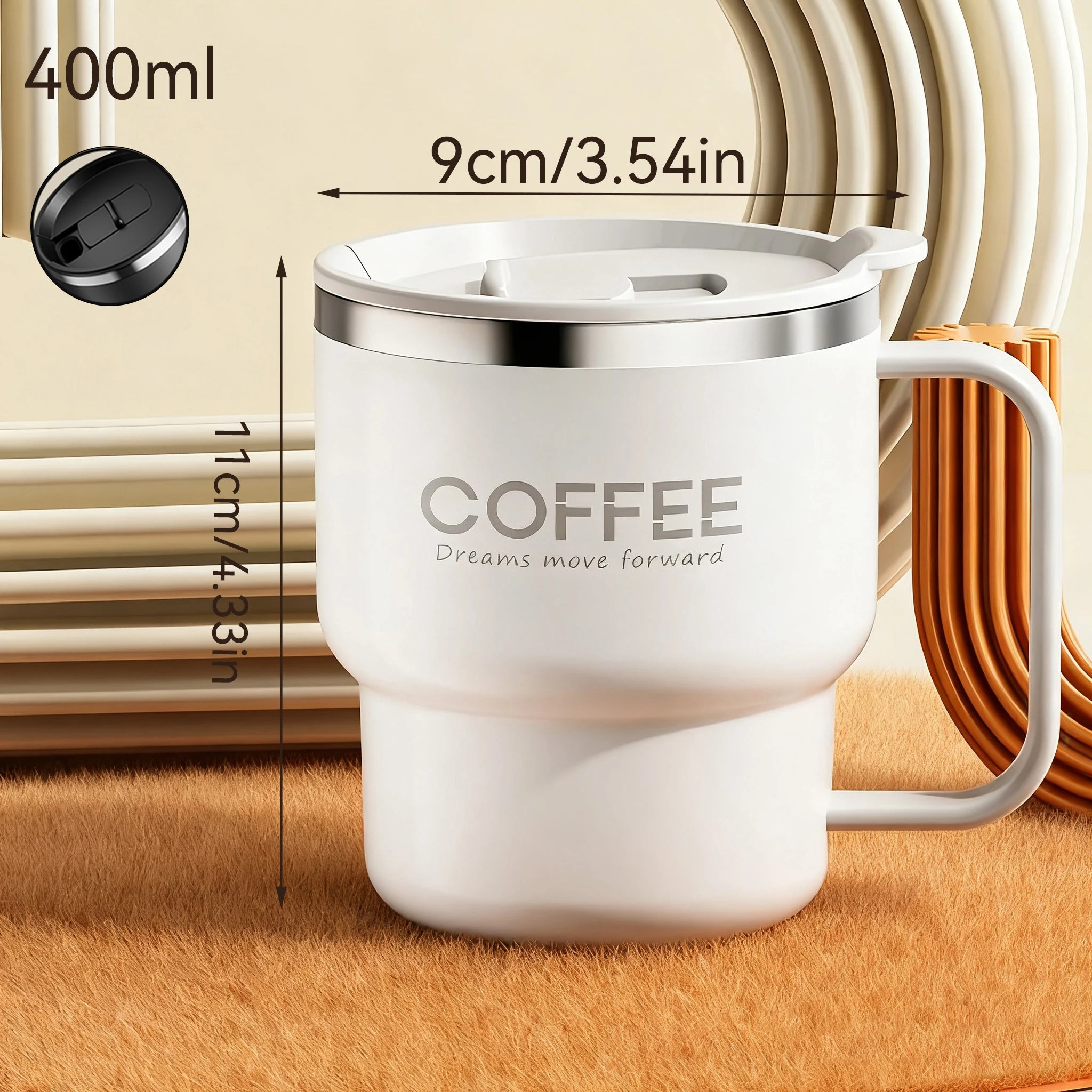 Double Layer Coffee Mug Stainless Steel