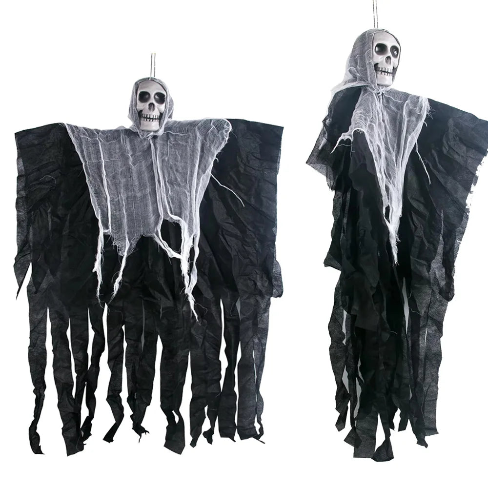 Outdoor Decoration Skull Gauze Hanging