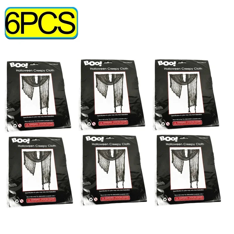 Black Creepy Cloths Halloween Party