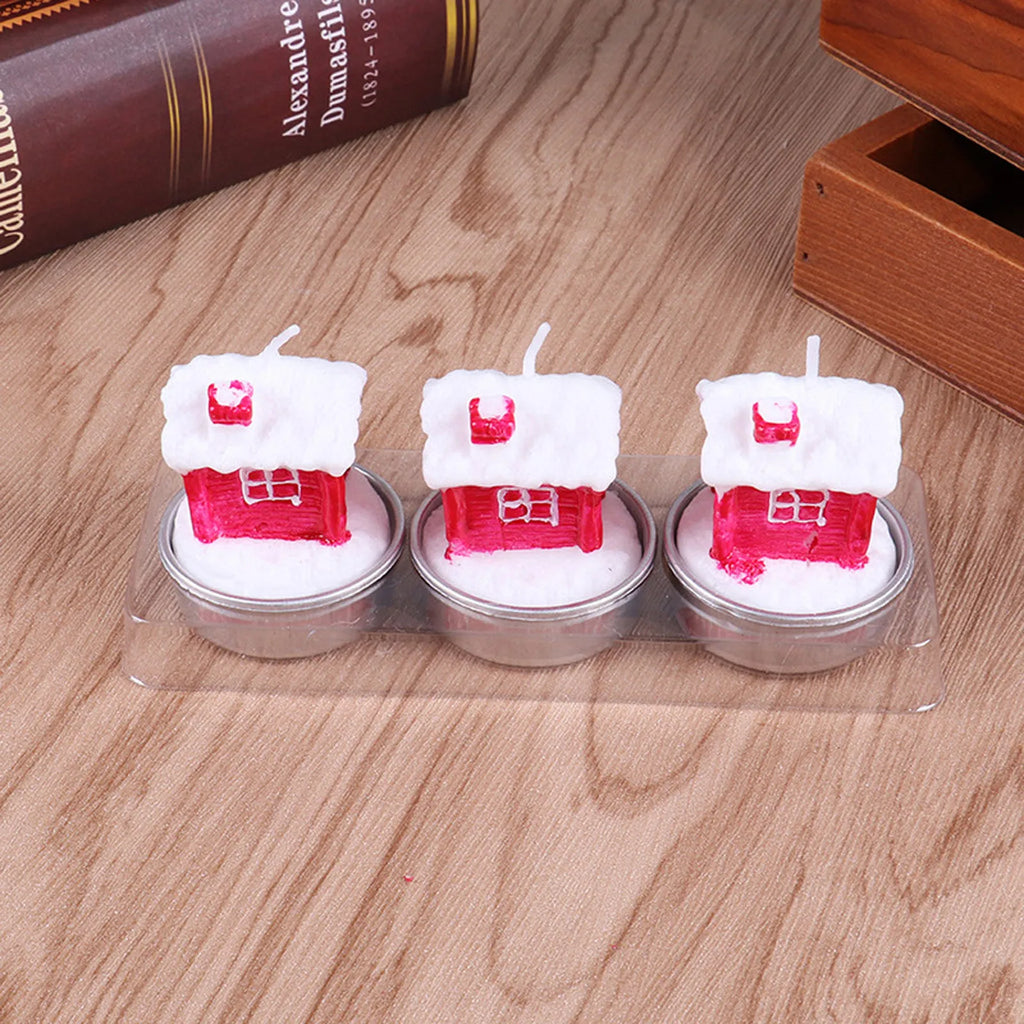 Christmas Tree Scented Candle Handmade Santa Claus